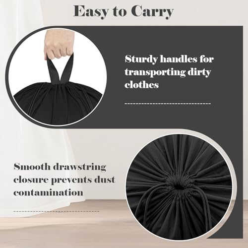 120L Extra Large Laundry Bag with Handles - Heavy-Duty Nylon