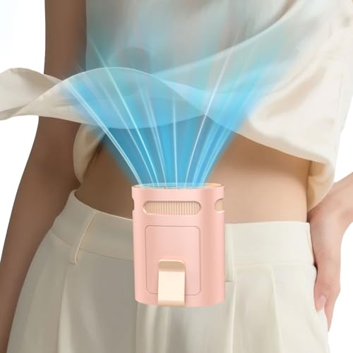 Portable Clip-On Waist Fan - 4-Speed Personal Cooling Fan for Hot Weather