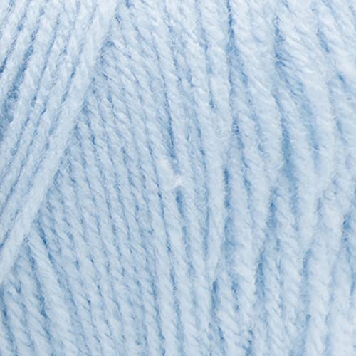 Red Heart Super Saver Yarn, Light Blue, Medium Worsted Acrylic, 2 Pack