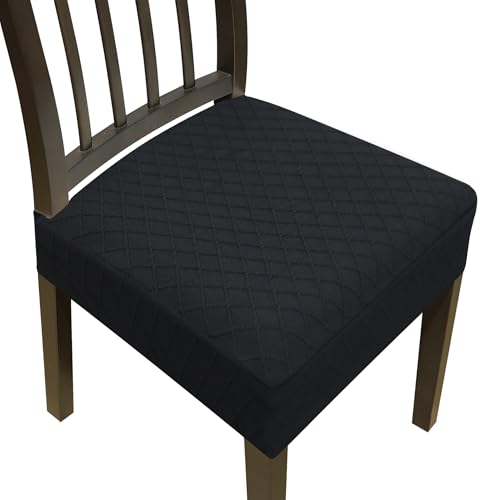 2 Pack Stretch Dining Chair Seat Covers - Soft & Durable