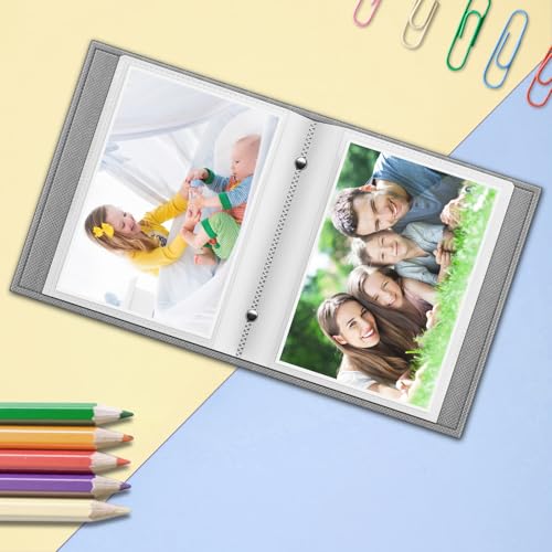Fintie Vegan Leather Photo Album for 4x6 Photos - 52 Pocket Memory Keeper