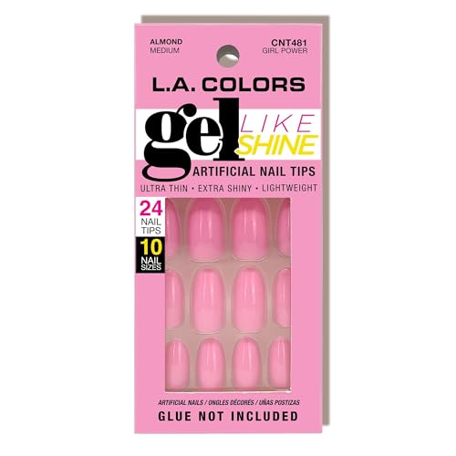 L.A. COLORS Gel-Like Shine Nail Tips - Girl Power CNT481