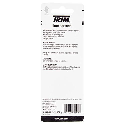 Trim Emery Boards Nail Files, 10 Count
