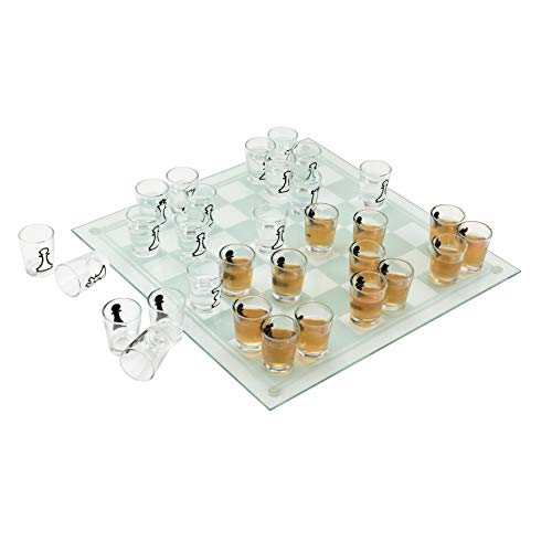 Chess Shot Glasses Set - Drinking Game & Gift for Men & Women - Variation of This Listing