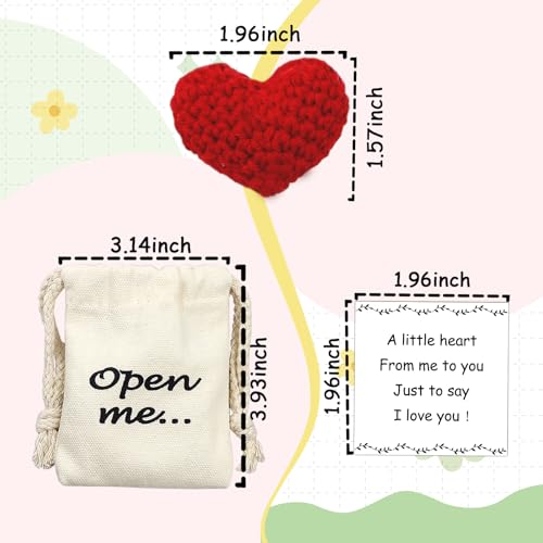 Pocket Hug Crochet Heart Gift - Romantic Keepsake for Him and Her