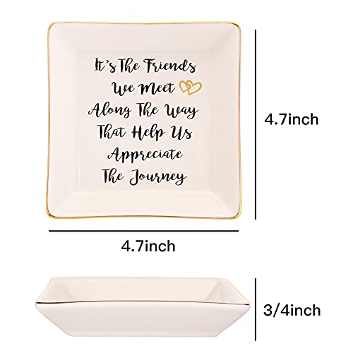 Ceramic Ring Trinket Dish - Long Distance Friendship Gift