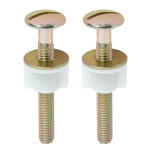 Toilet Seat Installation Kit with Metal Screws & Plastic Nuts