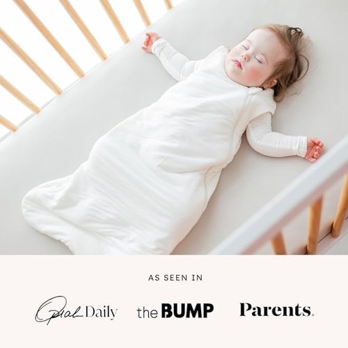 KYTE BABY Sleep Bag - Unisex Bamboo Rayon for Babies & Toddlers | 0.5 Tog, Small, Construction