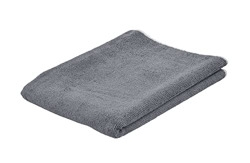 Superio Microfiber Floor Cleaning Cloth - Grey, 20x30 Inches, Extra Large, Scratch-Free, Multi-Purpose Mop Towel