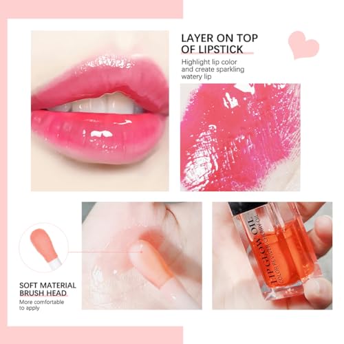 Hydrating Lip Oil Tint - Moisturizing Gloss & Nourishing Lip Care