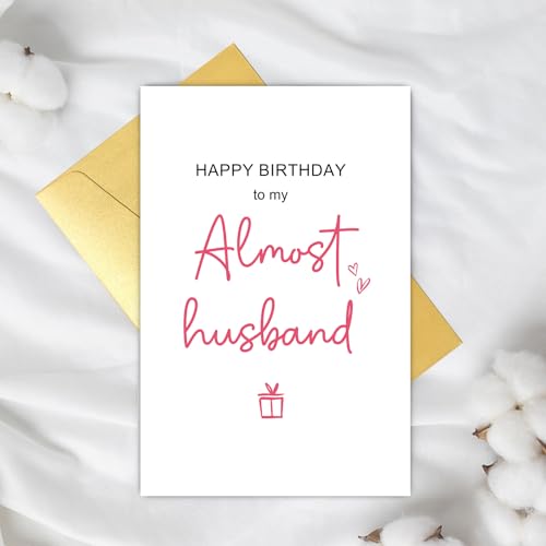 Romantic Birthday Card for Fiance - Perfect Gift for Future Husband
