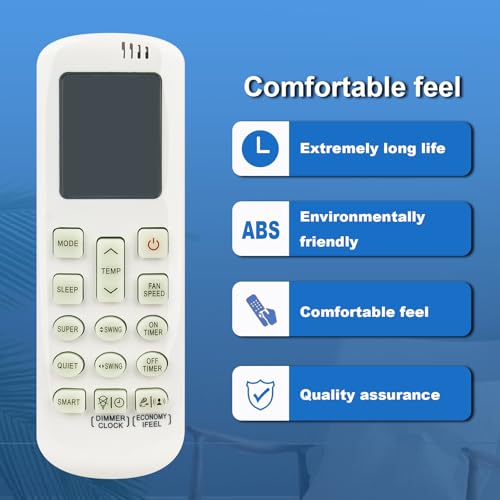 AULCMEET DG11R2-01 Replacement AC Remote for Hisense Air Conditioners
