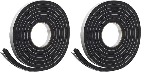 Frost King Sponge Rubber Foam Tape, 3/4" W x 7/16" H, 10' Long (2 Pack)