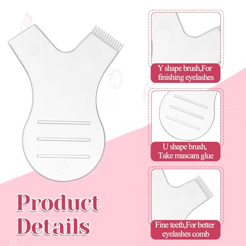 JJUNW 80 Pcs Y Shape Eyelash Lift Brush and Perming Tool