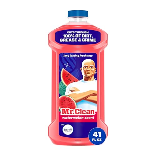 Mr. Clean All-Purpose Cleaner, Multi-Surface Floor & Kitchen Soap, Watermelon, 41oz
