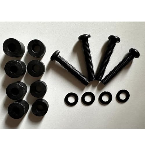 KUNHEHO M8 x 30mm Matte Black Screws for Samsung TV Mounting