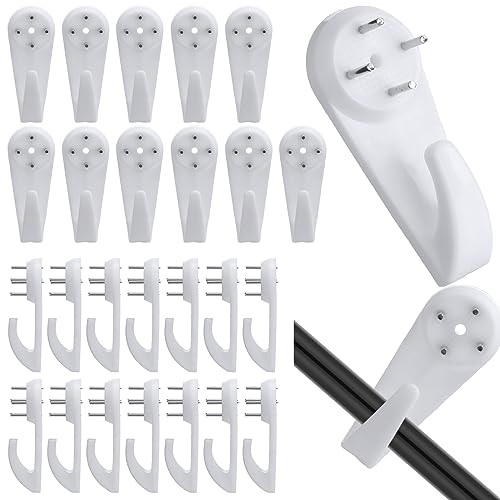 100 Pcs Christmas String Light Hooks No Drilling Wall Hangers