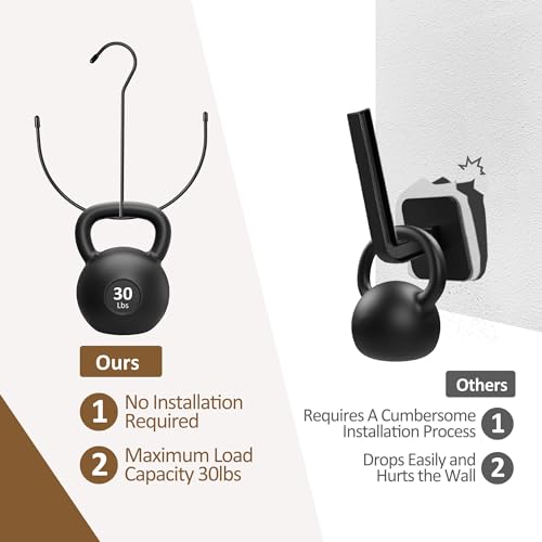 ZEDODIER Metal Hat Hanger, 2 Pack Black Hat Organizer for 20 Baseball Caps
