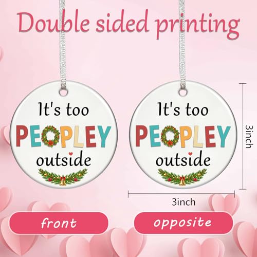 2026 Christmas Ornaments for Best Friends | Durable Ceramic Tree Decor