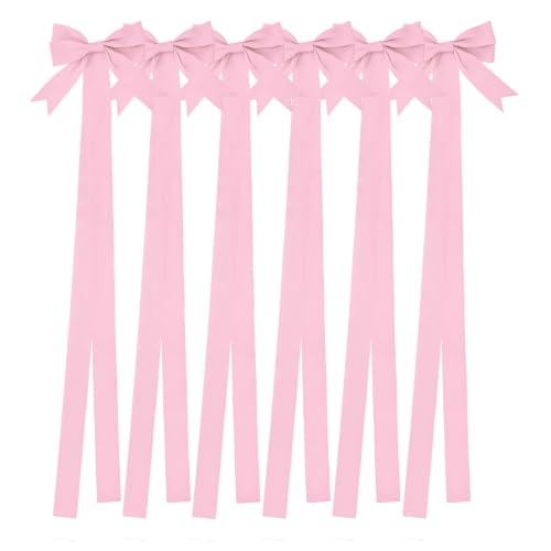 Christmas Housewarming Kitchen Gift Bows Set - Pink, 6 Pcs, One Size