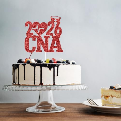 Congrats Nurse Cake Topper for CNA Graduation 2026