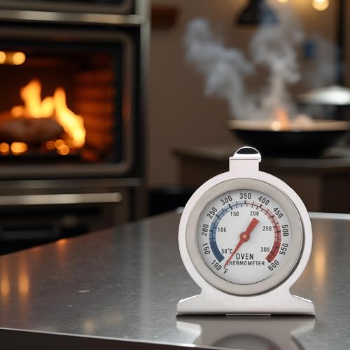 Stainless Steel Oven Thermometer 50-300°C | Instant Read Cooking Tool