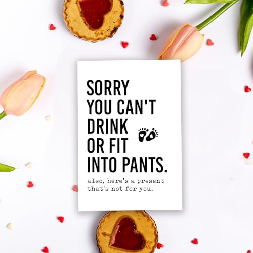 Funny & Sarcastic Baby Shower Card - Humorous Congrats for New Mom & Dad