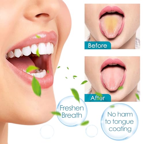 Stainless Steel Tongue Scraper 4-Pack, Metal Tongue Cleaner for Adults