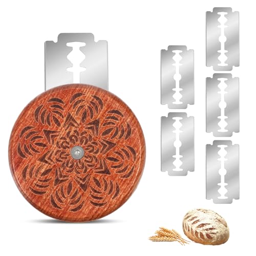 Professional Bread Lame Cutter with 5 Blades & Magnetic Storage