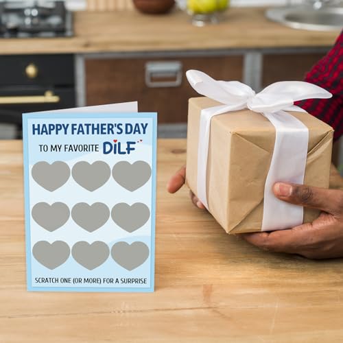 Funny Scratch Off Father's Day Card for Husband & Boyfriend