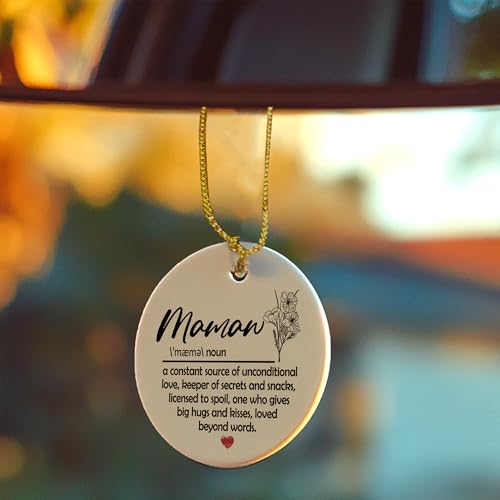 Ceramic Hanging Ornament for Grandma - Mamaw Gifts from Grandchildren