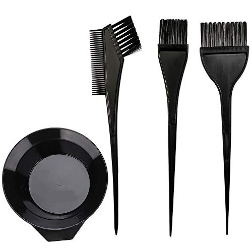 MOONMINI Hair Dye Brush and Bowl Set - Professional Tint Mixing Kit