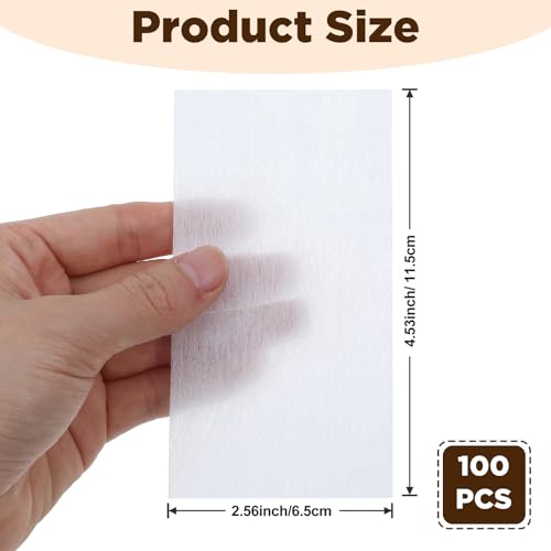 Bremorou 100 Pcs Hair Perm Paper End Papers for Curling Rollers