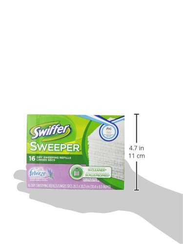 Swiffer Sweeper Dry Sweeping Cloth Refills, Lavender Vanilla, 16 Count
