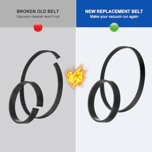 LANMU Replacement Belt Set for Bissell TurboClean & PowerForce Carpet Cleaners