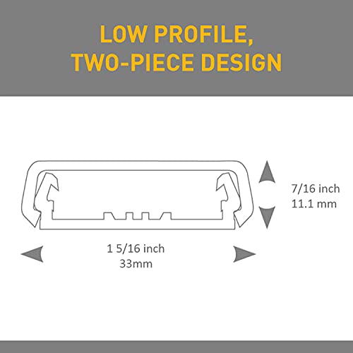 Wiremold 1-Gang Deep Electrical Box, Nonmetallic Raceway - White, 1 Pack