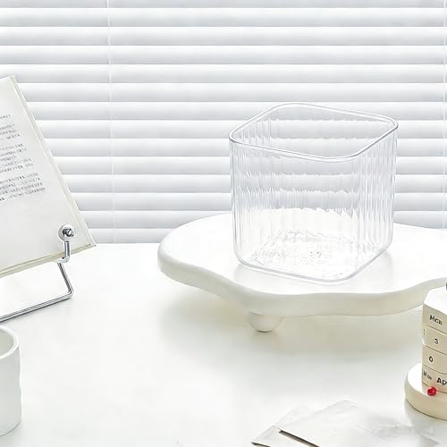 Mini Desktop Trash Can - 4L Small Countertop Waste Basket & Organizer