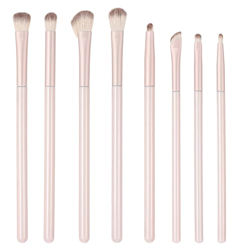 Eyeshadow Brush Set 8 Pcs - Soft Synthetic Blending & Eyeliner Brushes