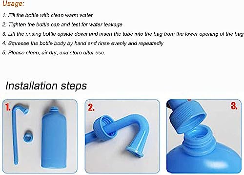 500ML Colostomy Bag Cleaning Bottle - Portable & Eco-Friendly Tool