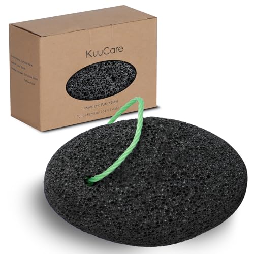 KuuCare Natural Lava Pumice Stone Callus Remover for Feet and Heels