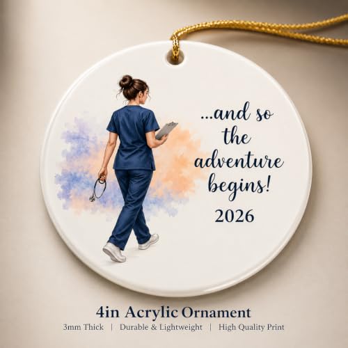 Nursing 2026 Graduation Gift - Acrylic Ornament for Future Nurses
