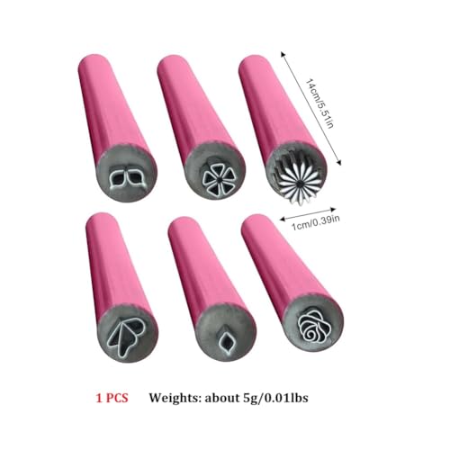 Darfooper 4-Piece Nail Art Stamp Pen Set with Patterns for DIY Manicures