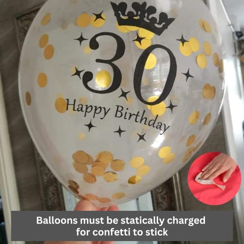 Gold 18 Number Balloons - 12 Inch 18th Birthday Decorations
