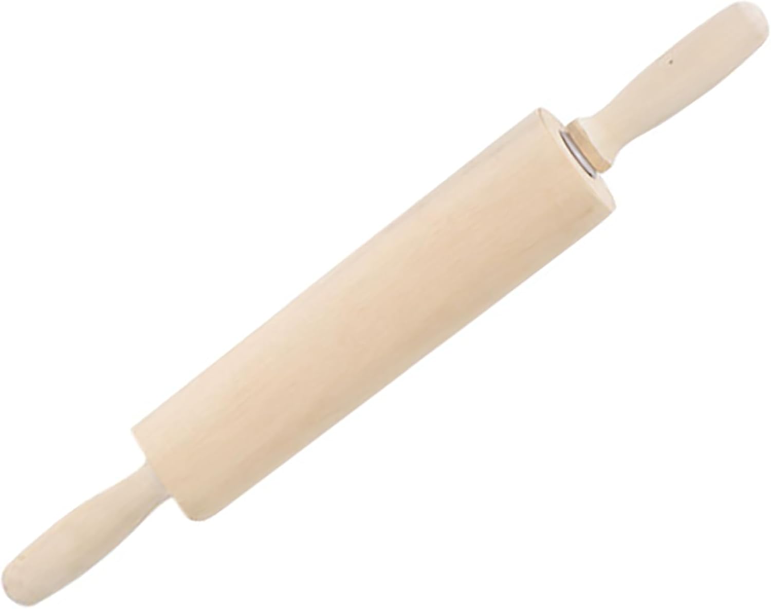 Skiennix 13.8 Inch Wooden Rolling Pin - Perfect for Kneading Dough for Bread, Pizza, Cookies, Noodles