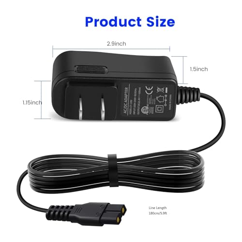Replacement Charger for Bissell SpinWave Cordless Mop 23157 23159