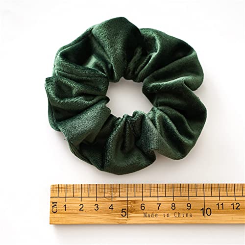 Large Velvet Hair Scrunchies 3 Pcs Stretchy Hair Ties for Women