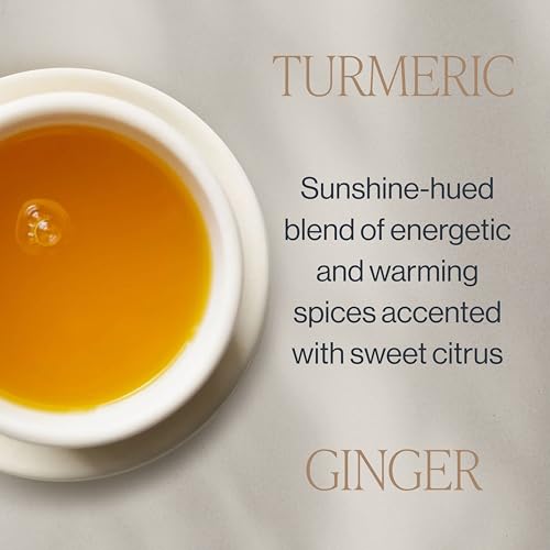 Rishi Tea Turmeric Ginger Organic Loose Leaf Tea, 4oz (1/4 Pound)