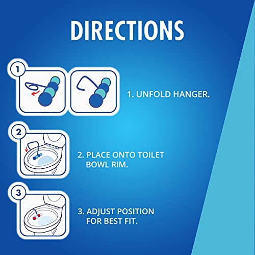 Soft Scrub 4-in-1 Toilet Care Rim Hanger, Sapphire Waters, 50g