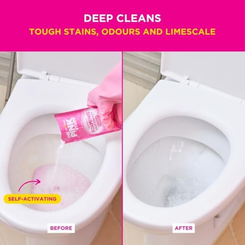 Stardrops The Pink Stuff Miracle Foaming Toilet Cleaner, 7oz (Pack of 3)