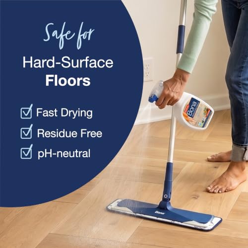 Bona Hardwood Floor Cleaner Concentrate, Cedar Scent, 4-Pack